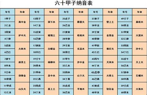 2024年生肖五行|2024年生肖五行纳音 2024年出生五行属性